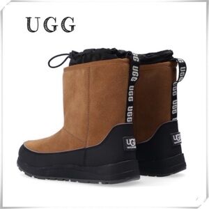 Ugg Kids K Kirby WP Suede Winter Snow Boot in Camel Tan Brown Size 10 Toddler